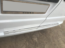 Rear bumper protector without lip (Carmos, stainless steel) for Mercedes Vito W639 2004-2014 - image 1