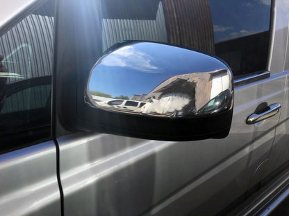 Chrome Mirror Covers VITO 2010-2014 (2 pcs) for Mercedes Viano 2004-2014 - image 1