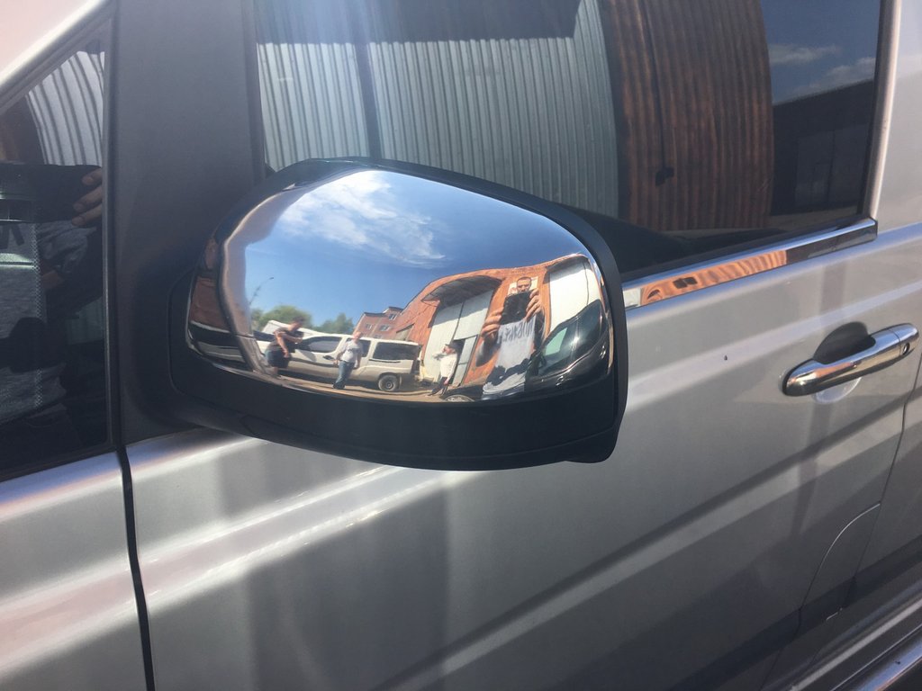 Covers for mirrors VITO 2010-2014 (2 PCs) for Mercedes Viano 2004-2014 - image 3