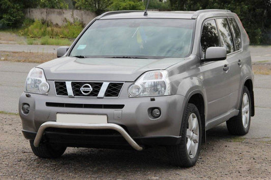 Front protection WT007 (stainless) for Nissan X-trail T31 2007-2014 - Reelken Auto