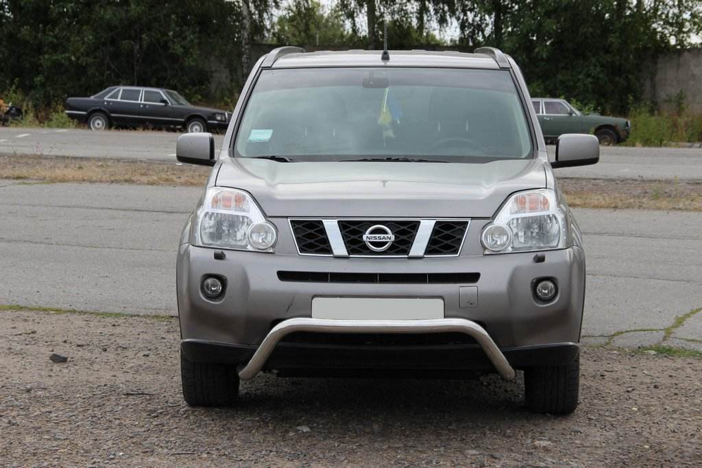 Front protection WT007 (stainless) for Nissan X-trail T31 2007-2014 - Reelken Auto