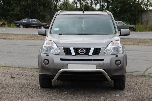 Front protection WT007 (stainless) for Nissan X-trail T31 2007-2014 - Reelken Auto