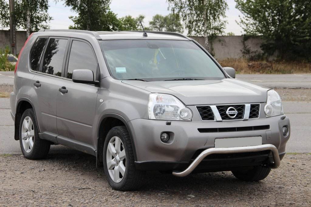 Front protection WT007 (stainless) for Nissan X-trail T31 2007-2014 - Reelken Auto