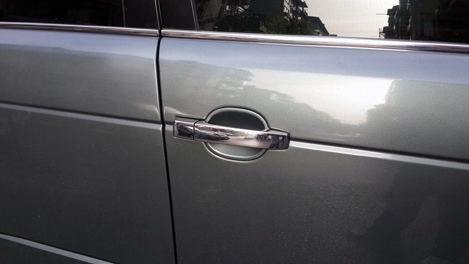 Chrome Door Handle Covers (4 pcs, Stainless Steel) for Range Rover III L322 2002-2012 - image 1