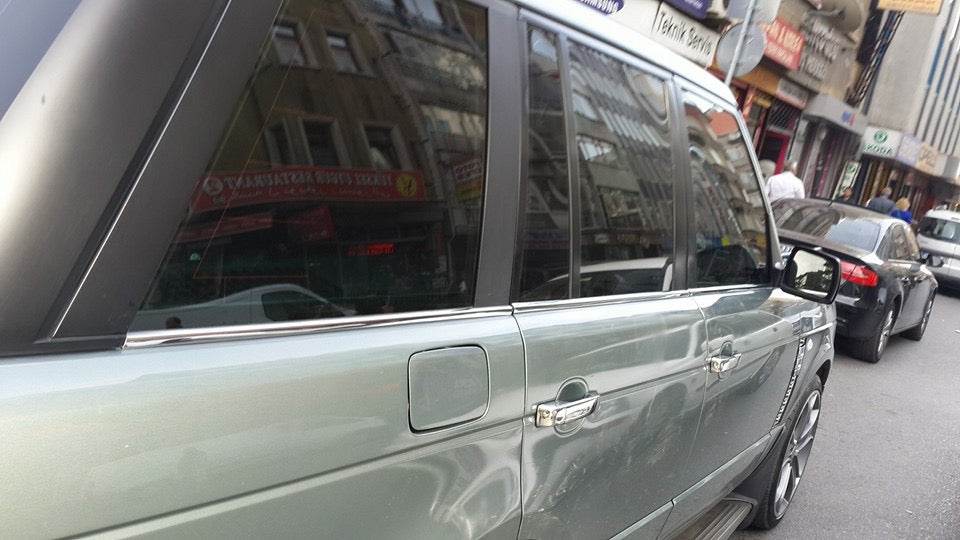 Edging glass (6 PCs, stainless.) for Range Rover Sport 2005-2013 - Reelken Auto