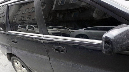 Glass molding (4 pieces, stainless steel) for Honda HR-V 1998-2006 - Reelken Auto
