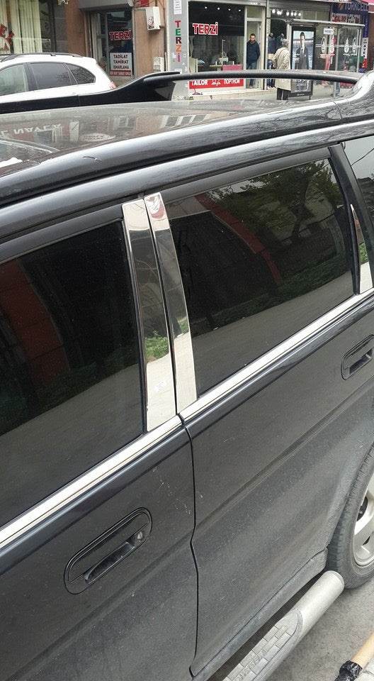 Door pillar molding (stainless) for Honda HR-V 1998-2006 - Reelken Auto