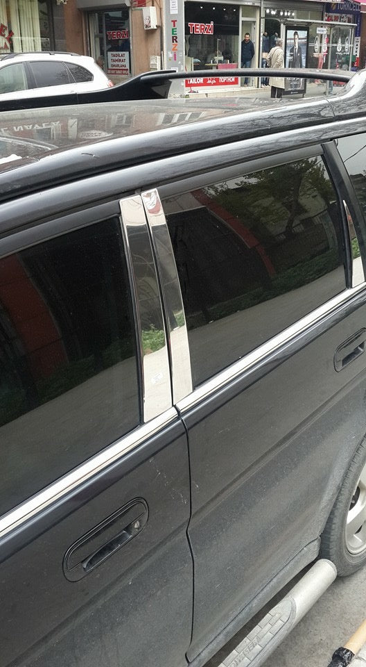 Stainless Steel Door Pillar Trim for Honda HR-V 1998-2006 - image 2