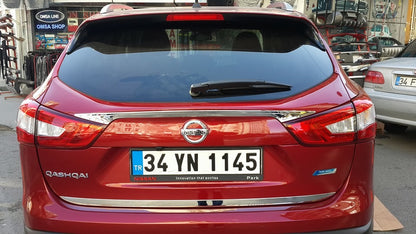 The edge of the trunk (stainless) for Nissan Qashqai 2014-2021 - image 4
