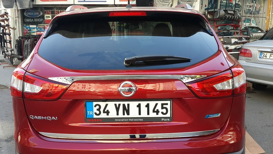 The edge of the trunk (stainless) for Nissan Qashqai 2014-2021 - image 5
