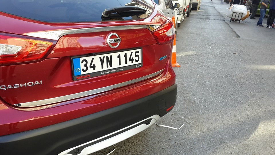Chrome trim above license plate (stainless steel) for Nissan Qashqai 2014-2021 - image 5