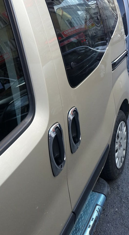 Outlining the door handle (4 pieces, stainless steel) for Peugeot Bipper - image 4
