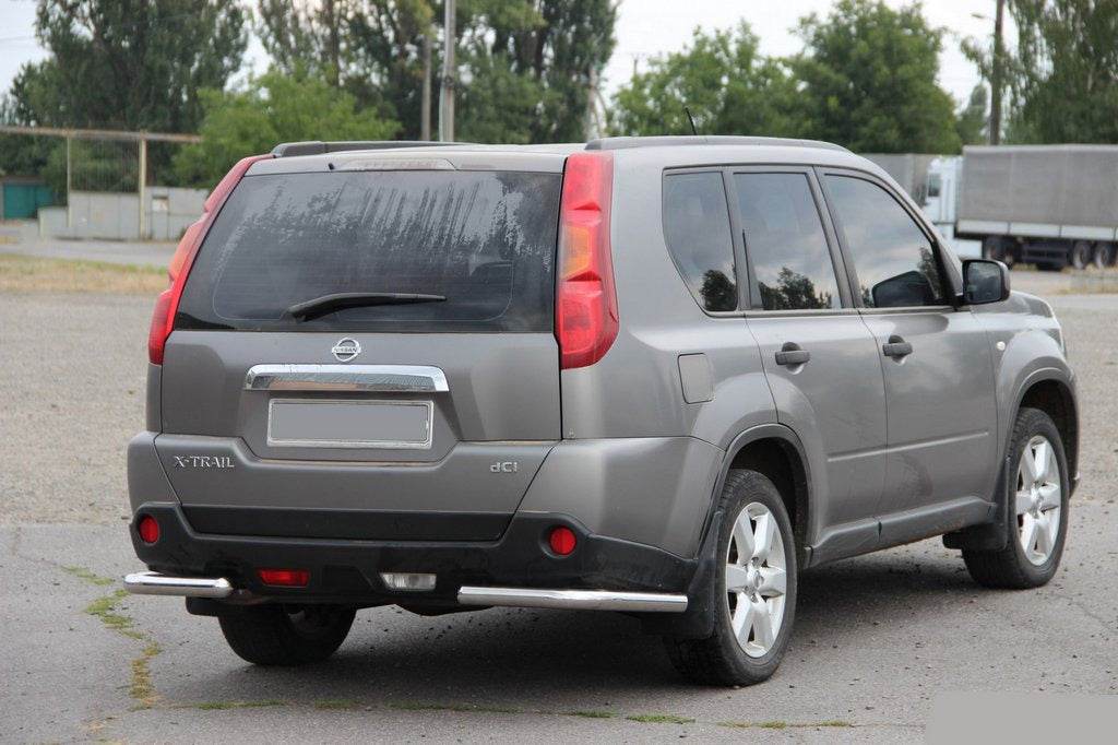 Rear corners AK003 (2 pcs., stainless steel) for Nissan X-trail T31 2007-2014 - Reelken Auto