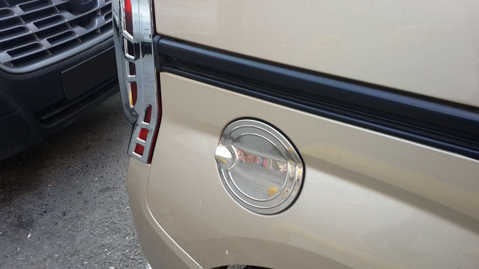 Chrome Fuel Tank Cap Cover (Stainless Steel) for Peugeot Bipper 2008-2017 - image 3