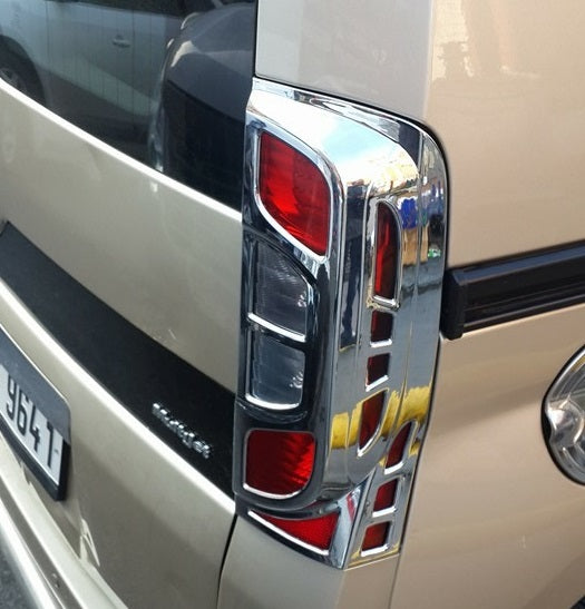 Chrome Tail Light Covers with Curve (2 pcs, plastic) for Citroen Nemo 2007-2017 - image 3