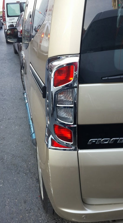Chrome Tail Light Covers with Curve (2 pcs, plastic) for Peugeot Bipper 2008-2017 - image 6