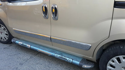 Door Mouldings Stainless Steel (4 pcs) for Peugeot Bipper 2008-2017 - image 3