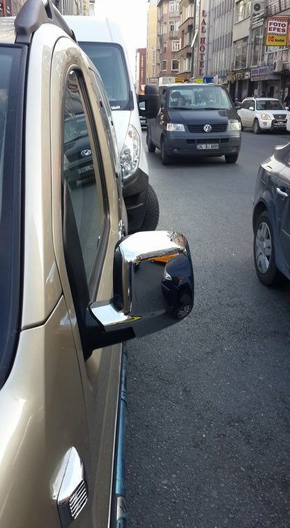 Chrome Mirror Covers (2 pcs) for Citroen Nemo 2007-2017 - image 3