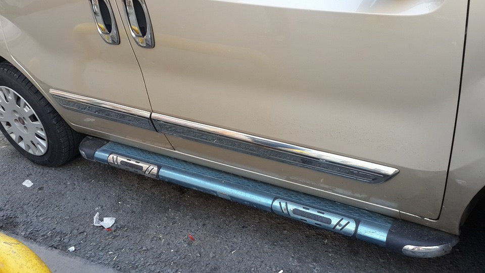 Molding Door (4 pieces, stainless steel.) for Fiat Fiorino/Qubo - image 6