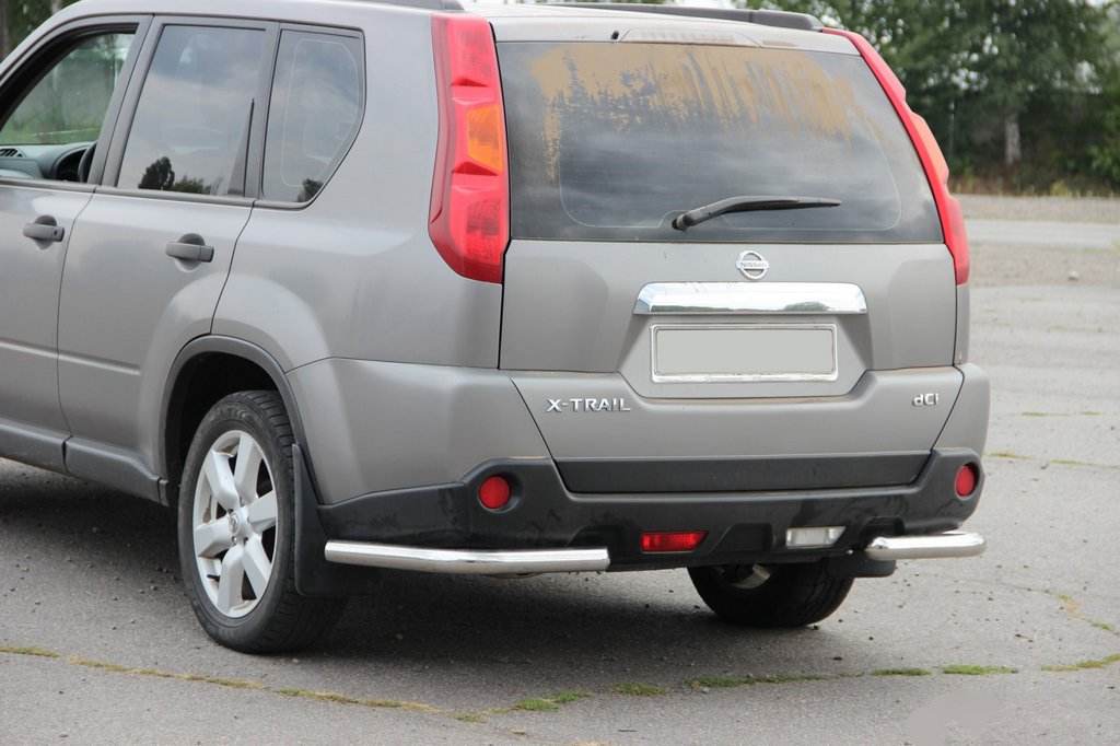 Rear corners AK003 (2 pcs., stainless steel) for Nissan X-trail T31 2007-2014 - Reelken Auto