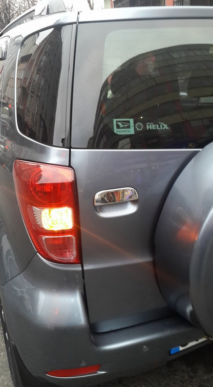 Chrome Trunk Handle Cover (Stainless Steel) for Daihatsu Terios 2006-2017 - image 2