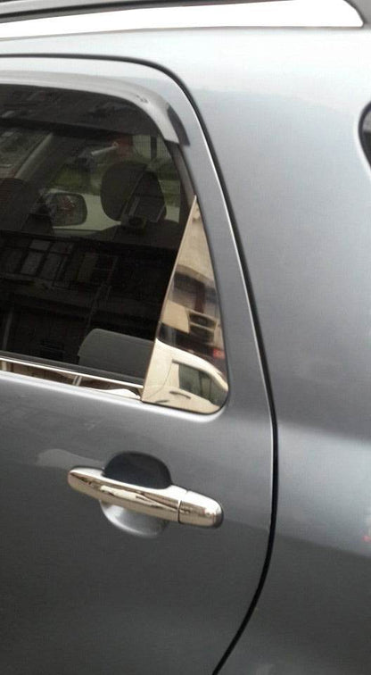 overlay vetrovichok (2 pcs, stainless steel) for Daihatsu Terios 2006↗ - Reelken Auto