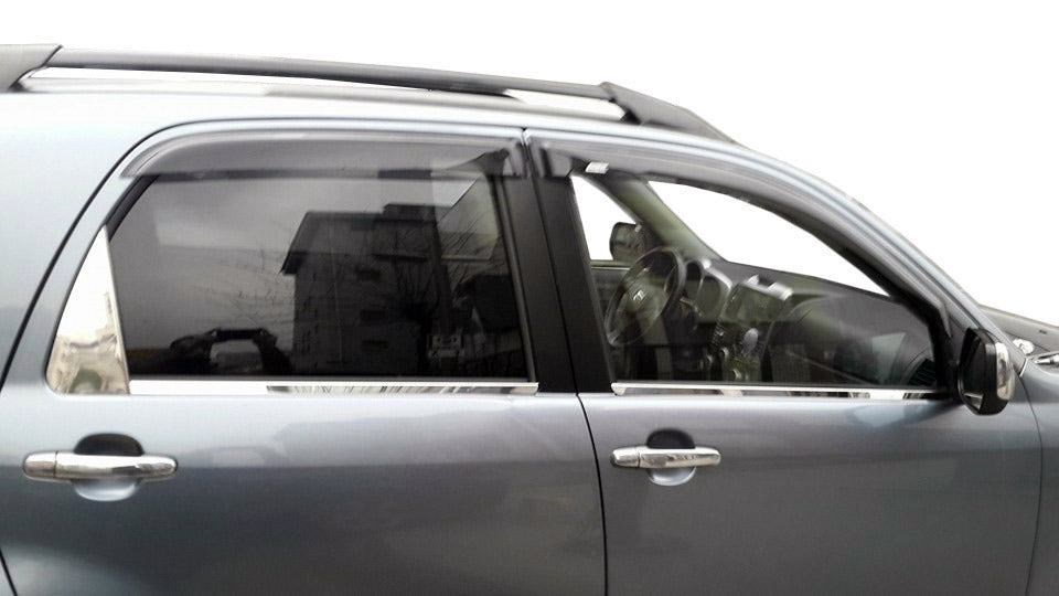 Wind deflector cover (2 pcs, stainless steel) for Daihatsu Terios 2006-2017 - image 4