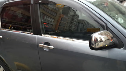 Mirror Covers (2 pcs, Stainless Steel) for Daihatsu Terios 2006-2017 - image 4