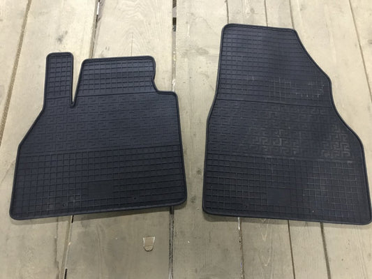 Rubber Floor Mats (2 pcs, Polytep) for Opel Combo 2002-2012 - image 1