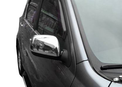 Mirror Covers (2 pcs, Stainless Steel) for Daihatsu Terios 2006-2017 - image 1