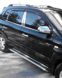 Stainless Steel Pillar Covers for Hyundai Tucson JM 2004- - image 1