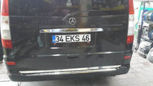 Kant on the trunk lid (stainless steel) for Mercedes Vito W639 2004-2014 - Reelken Auto