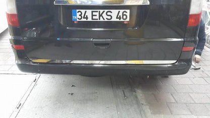Kant on the trunk lid (stainless steel) for Mercedes Vito W639 2004-2014 - Reelken Auto