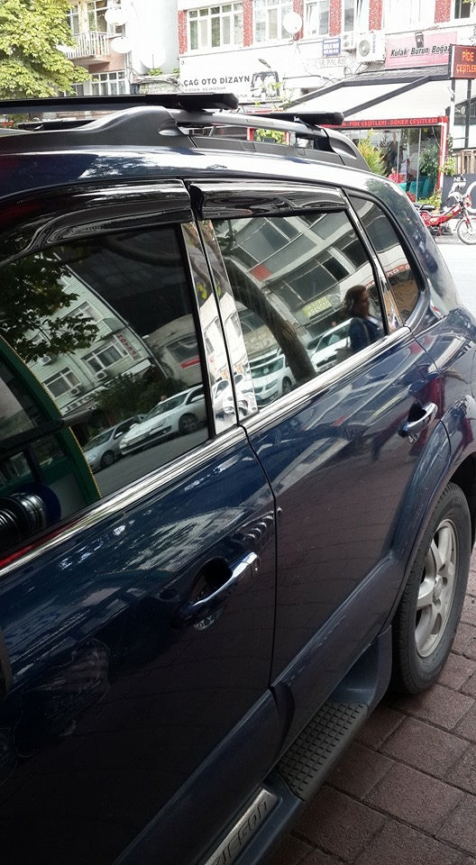 Stainless Steel Pillar Covers for Hyundai Tucson JM 2004- - image 7