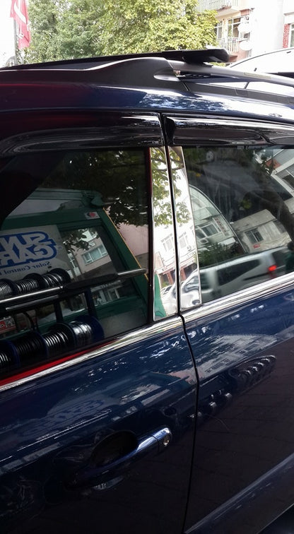 Stainless Steel Pillar Covers for Hyundai Tucson JM 2004- - image 8