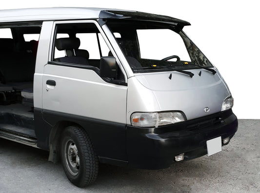 Windshield Visor (black gloss, 5mm) for Hyundai H100 - image 1