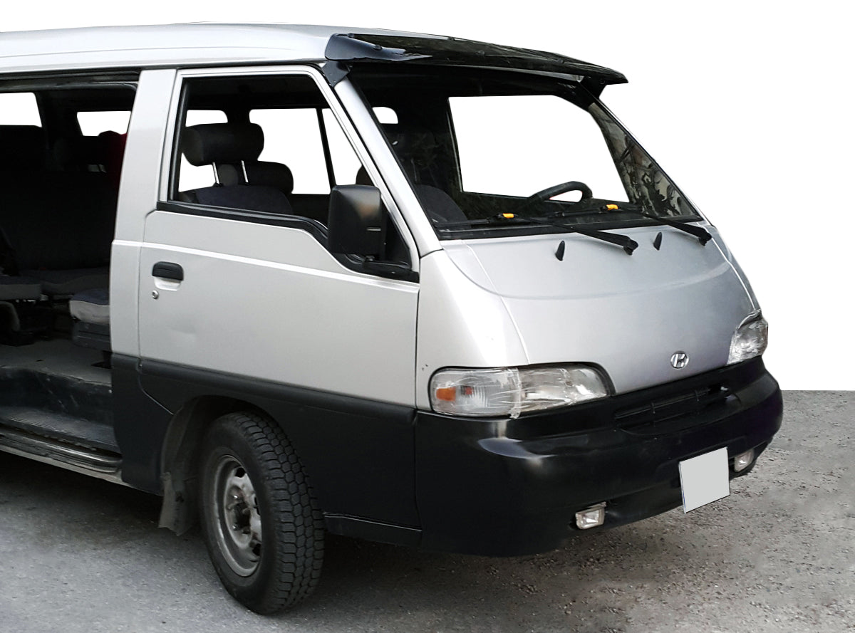 Windshield Visor (black gloss, 5mm) for Hyundai H100 - image 1