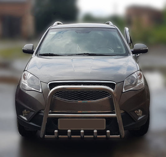 Bull Bar F1-40 (Stainless Steel) for SsangYong Korando 2010-2019 - image 1