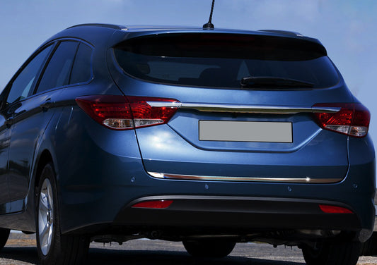 Trunk trim (SW, stainless steel) for Hyundai I-40 2011-2019 - image 1