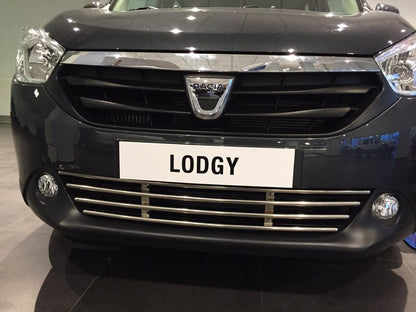 Front Bumper Grille Stainless Steel for Renault Lodgy 2013-2022 - image 5