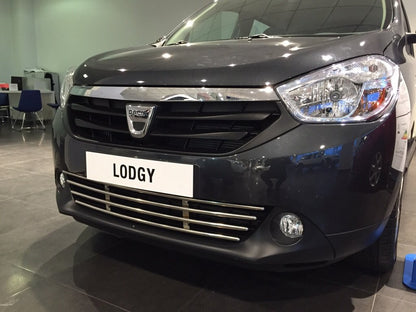 Front Bumper Grille Stainless Steel for Renault Lodgy 2013-2022 - image 6