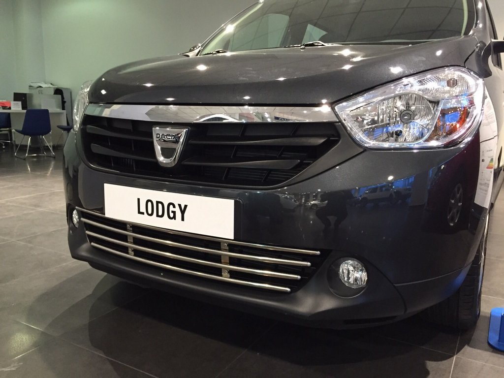 Front Bumper Grille Stainless Steel for Renault Lodgy 2013-2022 - image 6