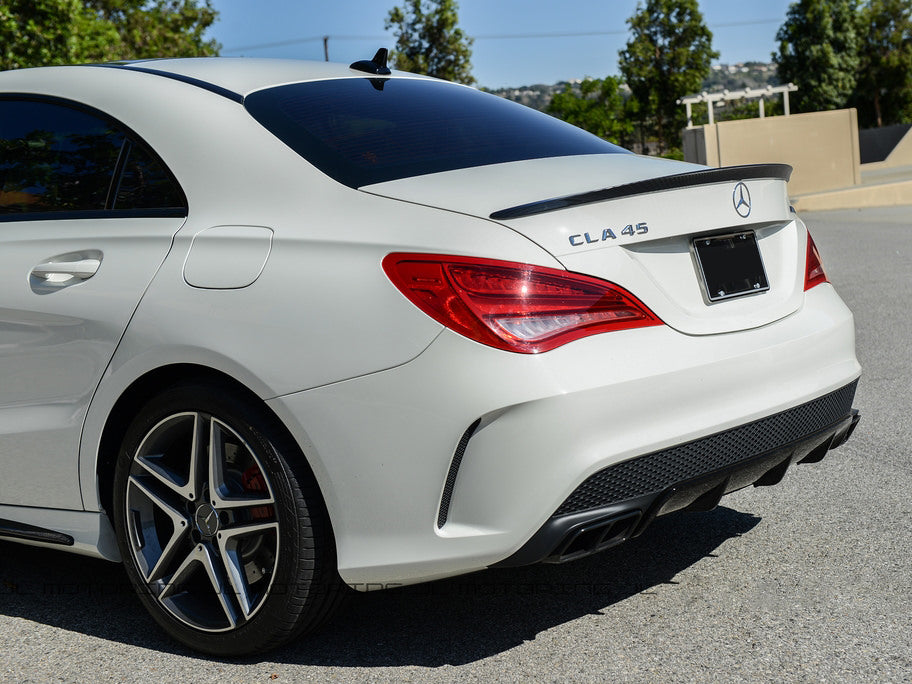Spoiler (Meliset, primed for painting) for Mercedes CLA C117 2013-2019 - image 1