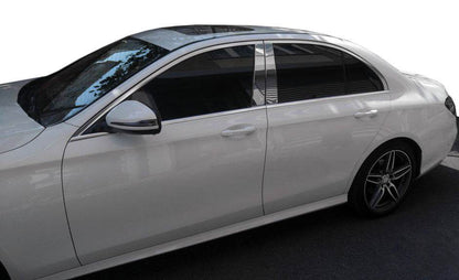 Pads on rack (stainless steel) for Mercedes E-class W213 2016-2023 - Reelken Auto