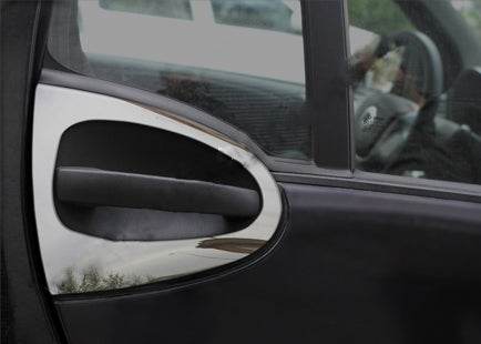 Outlining the handles (2 pcs, stainless steel) for Smart 2007-2014 - Reelken Auto
