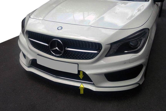 Strip bumper grille (stainless) for Mercedes CLA C117 2013-2019 - Reelken Auto