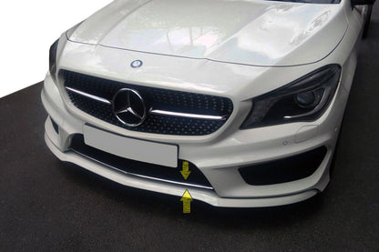 Bumper grille trim (stainless steel) for Mercedes CLA C117 2013-2019 - image 1