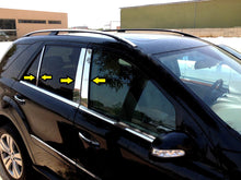 Stainless Steel Door Pillar Trim (6 pcs) for Mercedes ML W164 2005-2011 - image 1