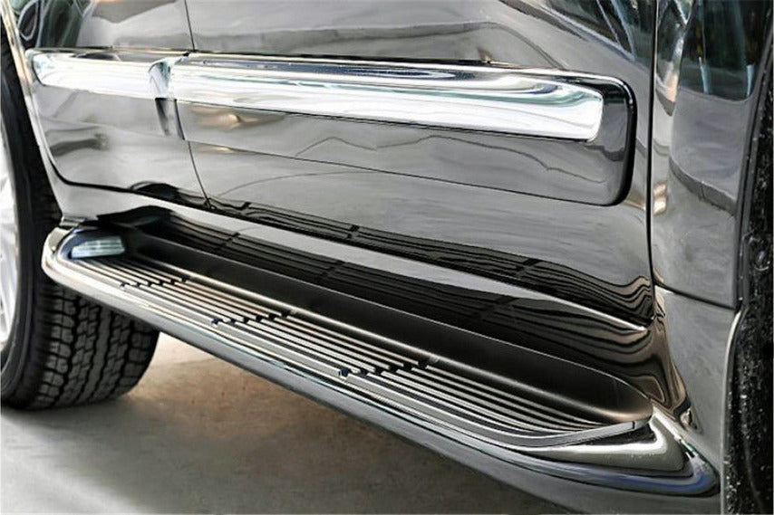 Side steps with LED (design 2015-2020) for Toyota Land Cruiser 200 2007-2021 - image 5