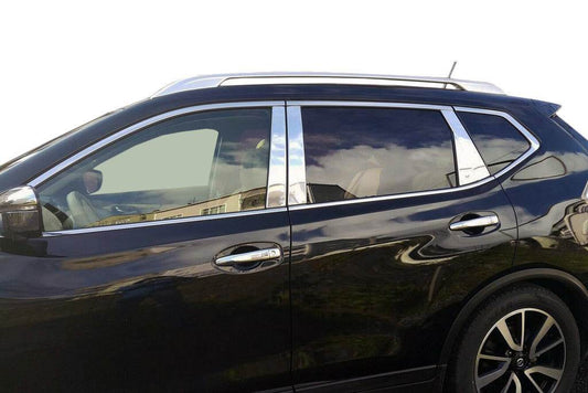 The chrome on the rack (stainless) for Nissan X-trail T32 / Rogue 2014-2021 - Reelken Auto